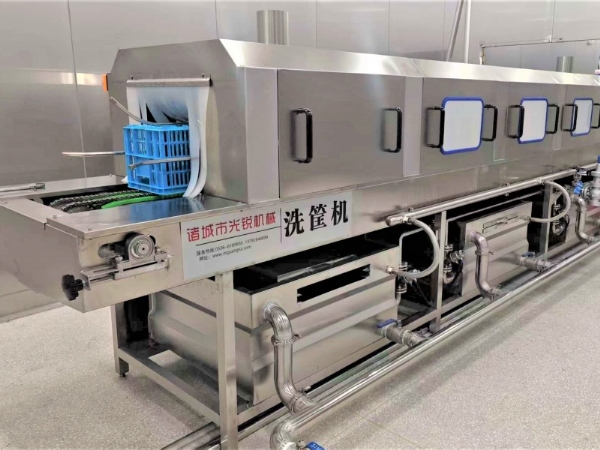 清洗 + 風干一體化，筐子周轉不等待